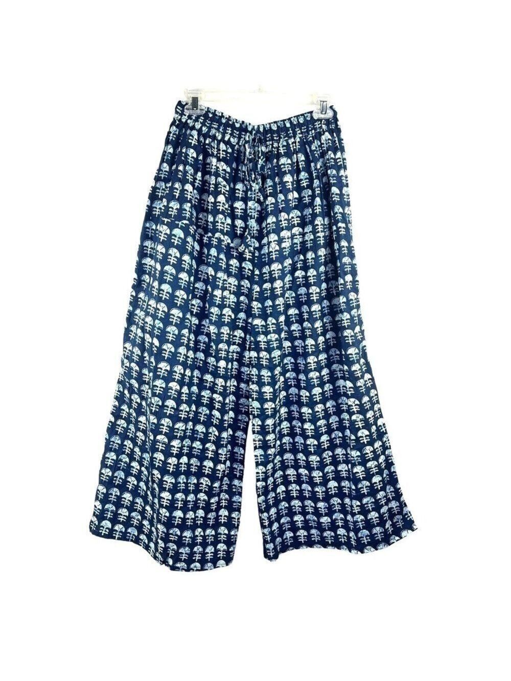 NEW- Extra Wide Leg Tribal Print Relax Fit Harem Jogger Palazzo Pajama Pants